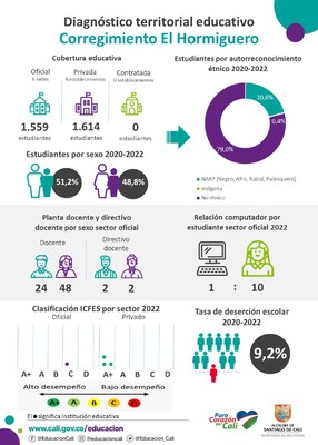 Infograf&iacute;a diagn&oacute;stico terrritorial educativo de El Hormiguero
