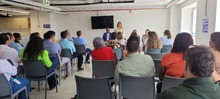 La nueva secretaria de Educaci&oacute;n, Leidy Tatiana Aguilar, inici&oacute; trabajo con los funcionarios del organismo