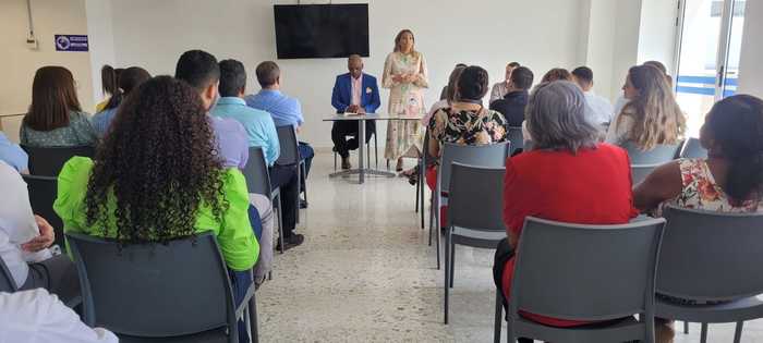La nueva secretaria de Educaci&oacute;n, Leidy Tatiana Aguilar, inici&oacute; trabajo con los funcionarios del organismo