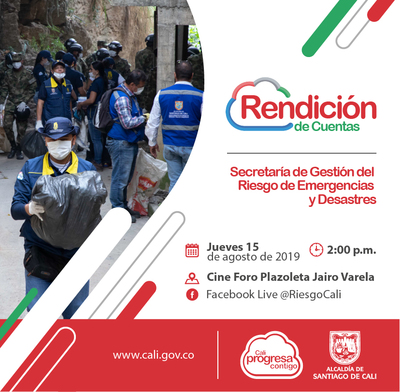Invitaci&oacute;n a Segunda Rendici&oacute;n de Cuentas 2019