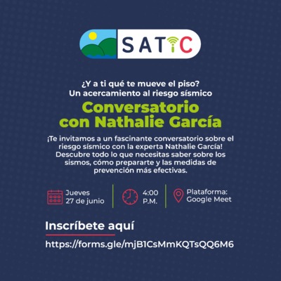 Conversatorio sobre riesgo sismico: con Nathalie Garcia