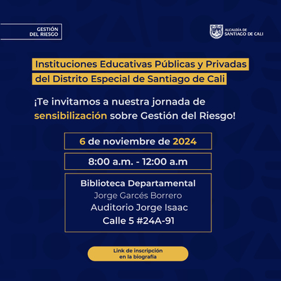 Jornada de sensibilizacion sobre Gestion del Riesgo