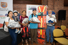 29 grupos de apoyo comunitario del Sistema de Alertas Tempranas Inteligentes y Comunitarias- SATIC ya est&aacute;n equipados