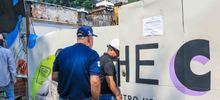 Suspenden obra tras colapso de estructura en el barrio Juanamb&uacute; 