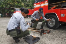 Yuritza Bocanegra, una guerrera de la Brigada Forestal de Bomberos Cali