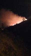 Acciones interinstitucionales permitieron controlar dos incendios forestales el domingo