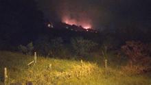Acciones interinstitucionales permitieron controlar dos incendios forestales el domingo