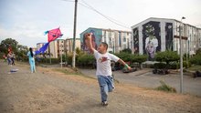 Con p&iacute;cnic, una tarde de cometas y actividades l&uacute;dicas, los ni&ntilde;os  fueron protagonistas en el jarill&oacute;n del r&iacute;o Cauca
