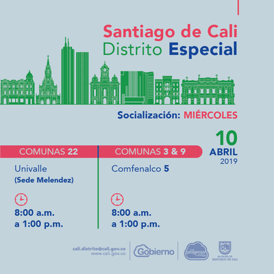 Socializaci&oacute;n comunas 3,9 y 22