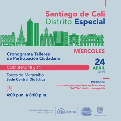 Talleres de Participaci&oacute;n Ciudadana Comunas 10 y 11