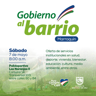 Gobierno al barrio Marroqu&iacute;n
