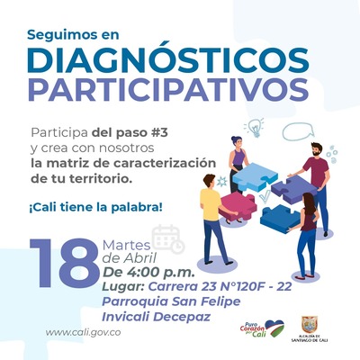 Diagn&oacute;sticos participativos Invicali Decepaz