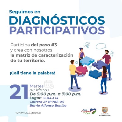 Diagn&oacute;sticos participativos Alfonso Bonilla