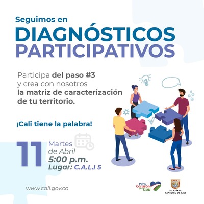 Diagn&oacute;sticos participativos C.A.L.I 5