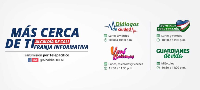 Estamos m&aacute;s cerca de ti, la Franja Informativa que te acerca a la gesti&oacute;n municipal, al di&aacute;logo ciudadano