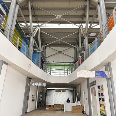 L&iacute;deres de la comuna 6 visitan obras del nuevo Laboratorio de Innovaci&oacute;n Digital Paso del Comercio