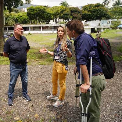 Recorrido de reconocimiento en el Parque Tecnol&oacute;gico San Fernando