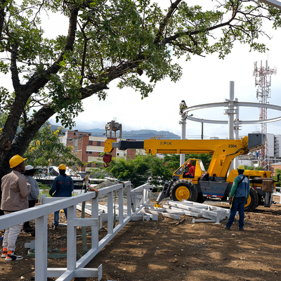 Marquesinas engalanan el Parque Pac&iacute;fico