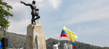 Sebasti&aacute;n de Belalc&aacute;zar fue puesto en pie con placa de reconocimiento a los pueblos ind&iacute;genas
