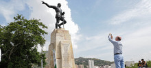 Sebasti&aacute;n de Belalc&aacute;zar fue puesto en pie con placa de reconocimiento a los pueblos ind&iacute;genas