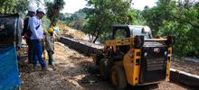 Alcalde de Cali inspeccion&oacute; avance de obra de la primera fase de Parque Pac&iacute;fico