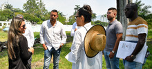 Consorcio constructor del Parque Tecnol&oacute;gico de Innovaci&oacute;n San Fernando visit&oacute; el predio