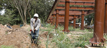 Empiezan a ser visibles los senderos de Cristo Rey 