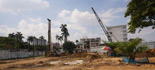 Obreros y maquinaria avanzan en la construcci&oacute;n del Parque Tecnol&oacute;gico de Innovaci&oacute;n San Fernando