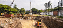 Obreros y maquinaria avanzan en la construcci&oacute;n del Parque Tecnol&oacute;gico de Innovaci&oacute;n San Fernando