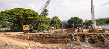 Obreros y maquinaria avanzan en la construcci&oacute;n del Parque Tecnol&oacute;gico de Innovaci&oacute;n San Fernando