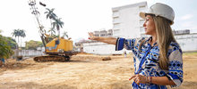 Obreros y maquinaria avanzan en la construcci&oacute;n del Parque Tecnol&oacute;gico de Innovaci&oacute;n San Fernando