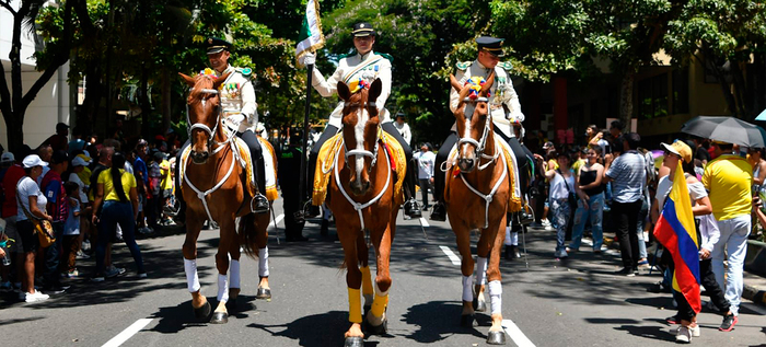 Con gran desfile de las Fuerzas militares se conmemoraron 213 a&ntilde;os de&nbsp;independencia