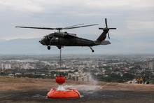 Alentadora jornada para sofocar incendio forestal