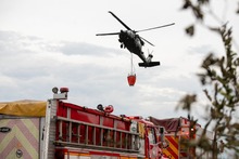 Alentadora jornada para sofocar incendio forestal