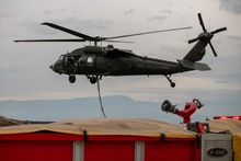 Alentadora jornada para sofocar incendio forestal