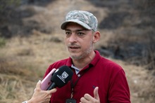 Alentadora jornada para sofocar incendio forestal
