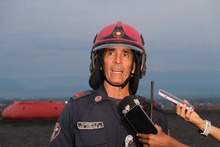 Alentadora jornada para sofocar incendio forestal