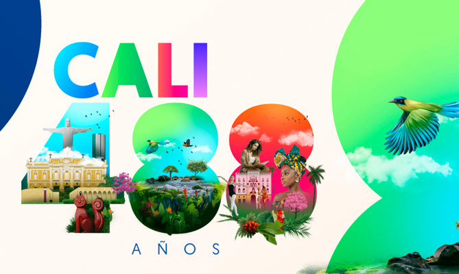 Con un show tecnol&oacute;gico y diferentes actividades, Cali celebra sus 488 a&ntilde;os