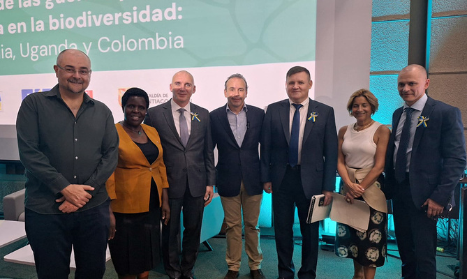 Desde la COP16 piden detener las guerras y hacer la paz con la naturaleza