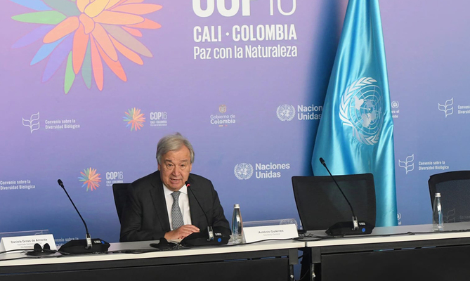 &ldquo;Qued&eacute; muy impresionado con la calidad de la organizaci&oacute;n en la COP16, es excelente&rdquo;: Ant&oacute;nio Guterres
