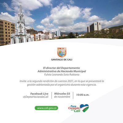 Segunda actividad de rendici&oacute;n de cuentas de Hacienda - 2021