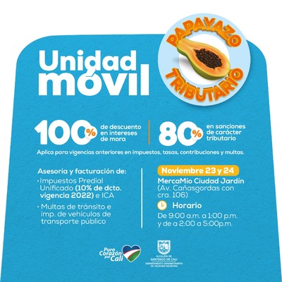 MercaM&iacute;o Ciudad Jard&iacute;n / Jornada M&oacute;vil - Facturaci&oacute;n y asesor&iacute;a en impuestos y multas de tr&aacute;nsito