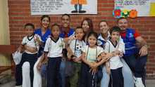Ni&ntilde;as y ni&ntilde;os de Manuela Beltr&aacute;n recibieron a Hacienda con alegr&iacute;a