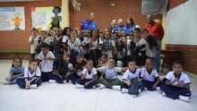 Ni&ntilde;as y ni&ntilde;os de Manuela Beltr&aacute;n recibieron a Hacienda con alegr&iacute;a