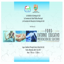 Foro Entorno Educativo Prevenci&oacute;n del Suicidio