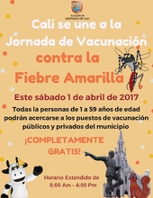 Jornada de Vacunaci&oacute;n Contra la Fiebre Amarilla