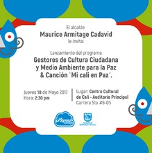 Lanzamiento Programa Gestores de Cultura Ciudadana y Medio Ambiente para la Paz