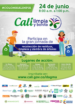 Cali Limpia y Bonita: Gran jornada de embellecimiento