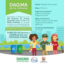 Dagma en tu comuna: Recuperaci&oacute;n ambiental en la Avenida Ciudad de Cali