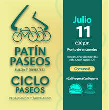 Pat&iacute;n y Ciclo Paseos Comuna 8